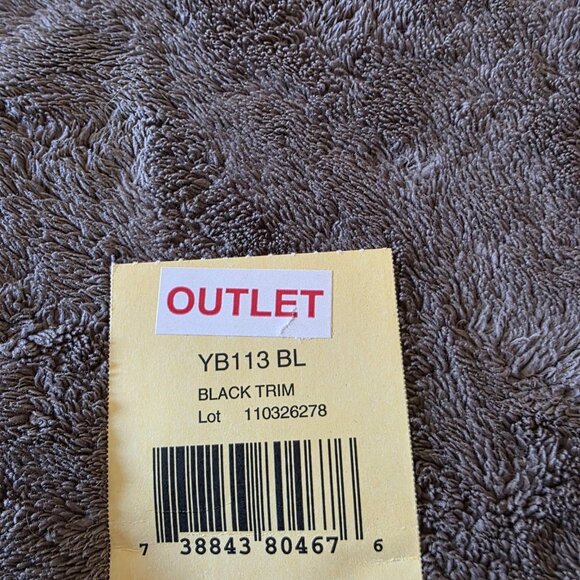 DOONEY & BOURKE Black Pebbled Leather Gold Kiss Lock Coin Purse NWT - Picture 9 of 15